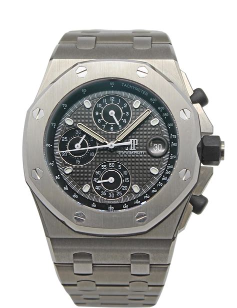 audemars piguet royal oak offshore chronograph titanium|piguet royal oak offshore price.